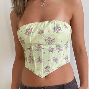 Princess Polly Jazzy Strapless Corset Top
